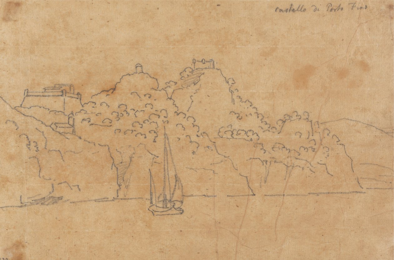 Castello di Portofino by John Robert Cozens