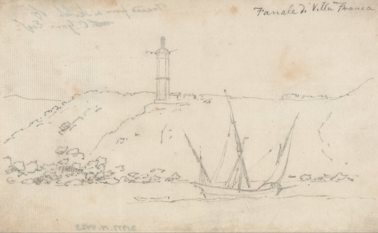 Fanale di villa Franca by John Robert Cozens