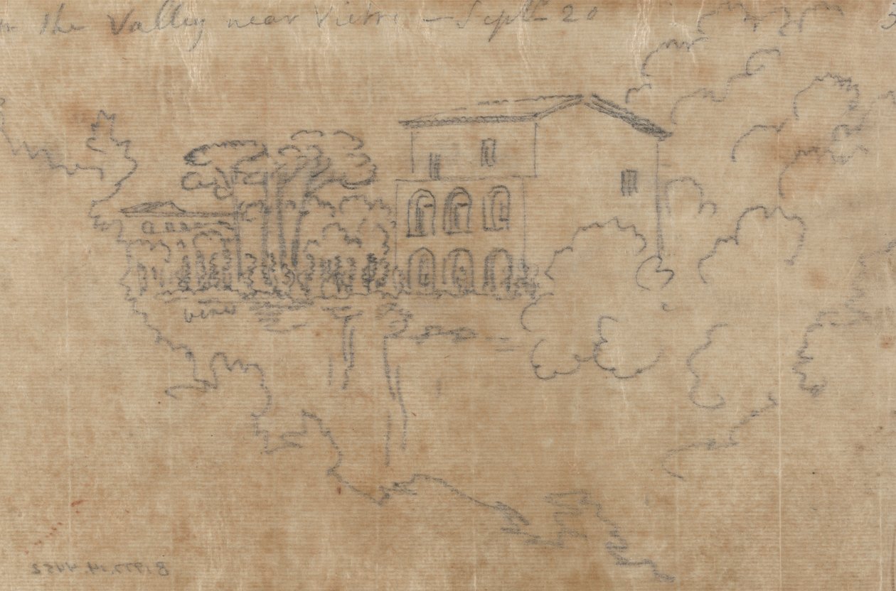 In the Valley near Vietri, 20 September by John Robert Cozens