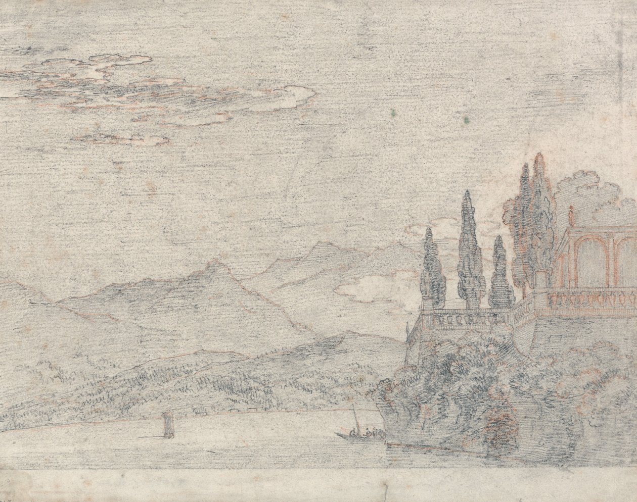 Borromean Island, Lake Maggiore by John Robert Cozens