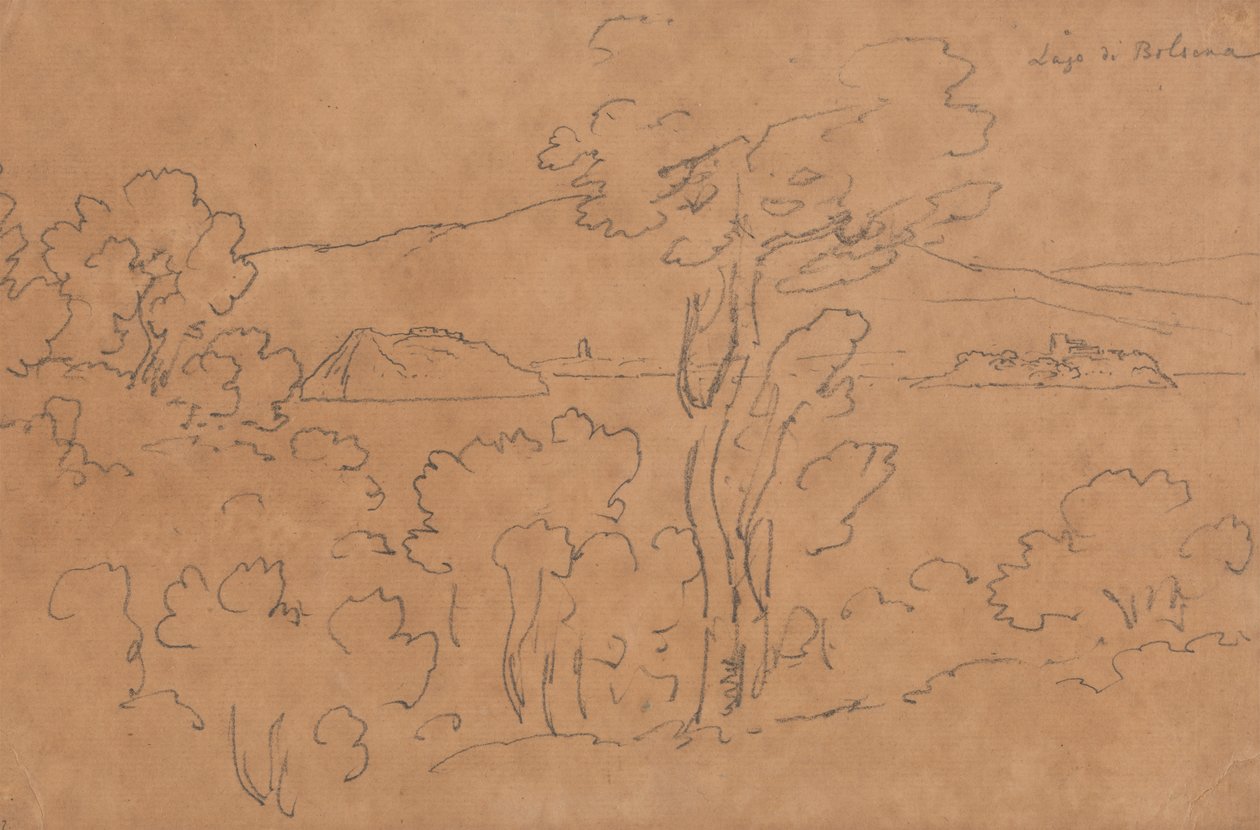 Lago di Bolsena by John Robert Cozens