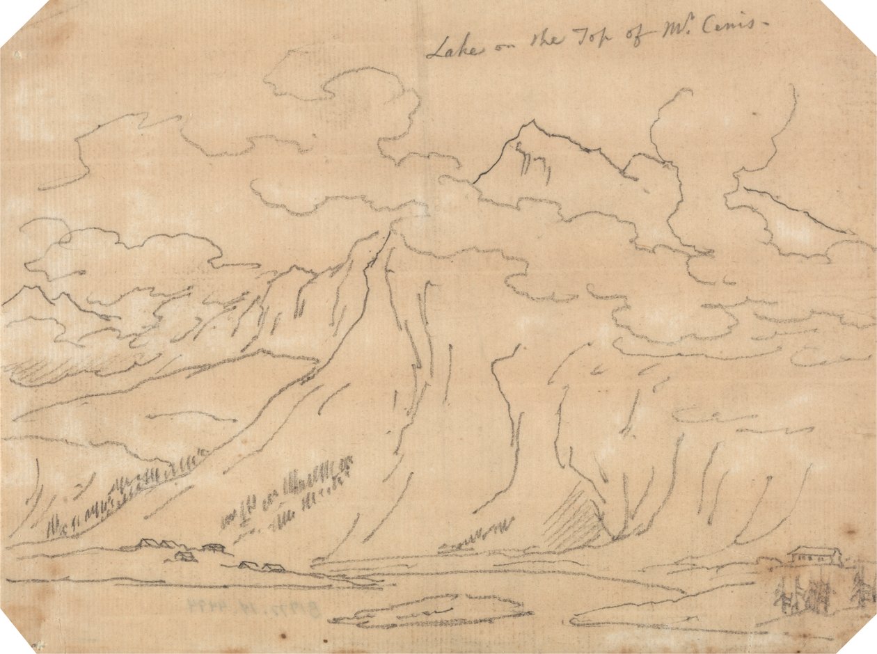 Lake on the Top of Mont Cenis by John Robert Cozens