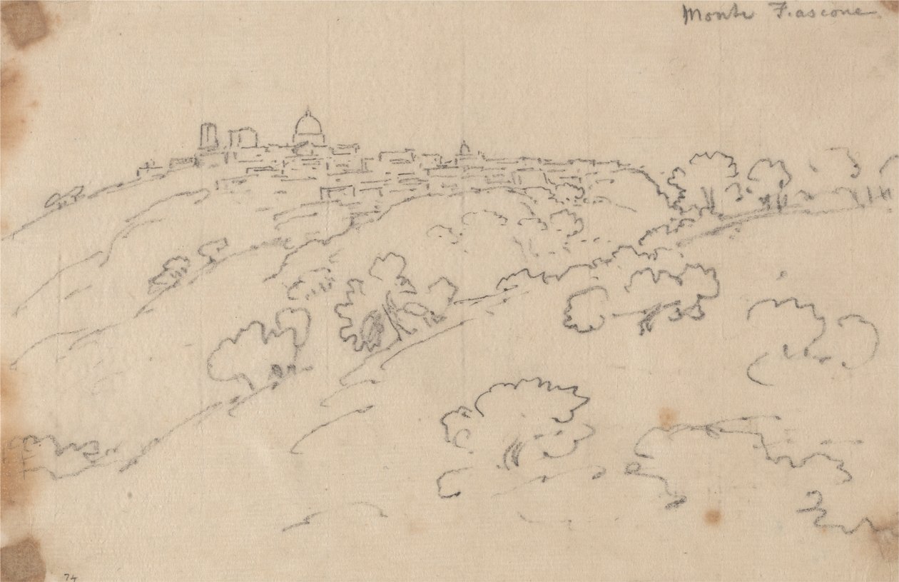 Monte Fiascone by John Robert Cozens