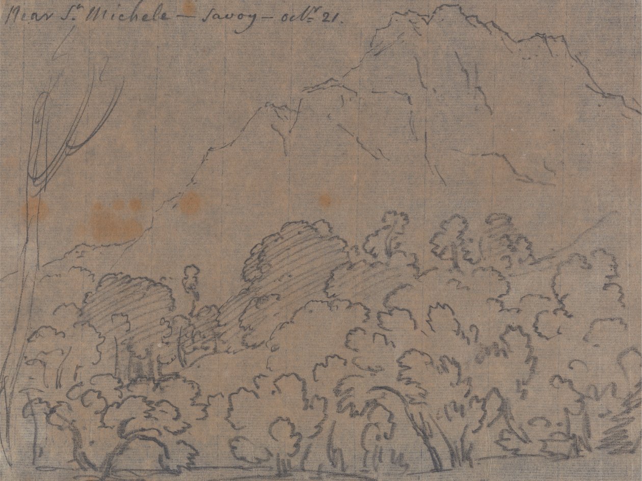 Near St. Michele, Savoy, October 21 by John Robert Cozens