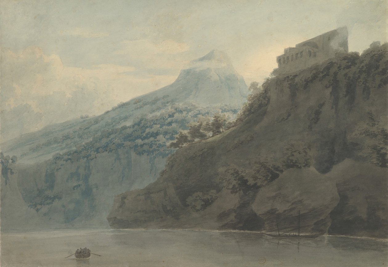 On the Gulf of Salerno near Vietri by John Robert Cozens