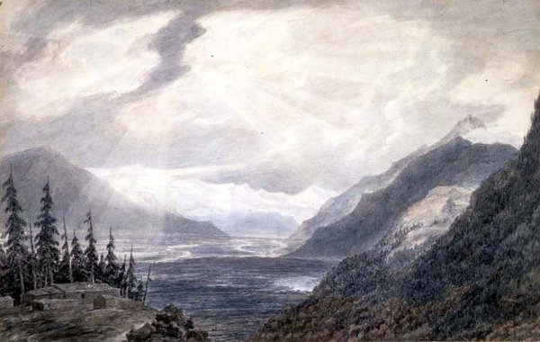 Pays de Valais, near the Lake of Geneva, c.1776 by John Robert Cozens
