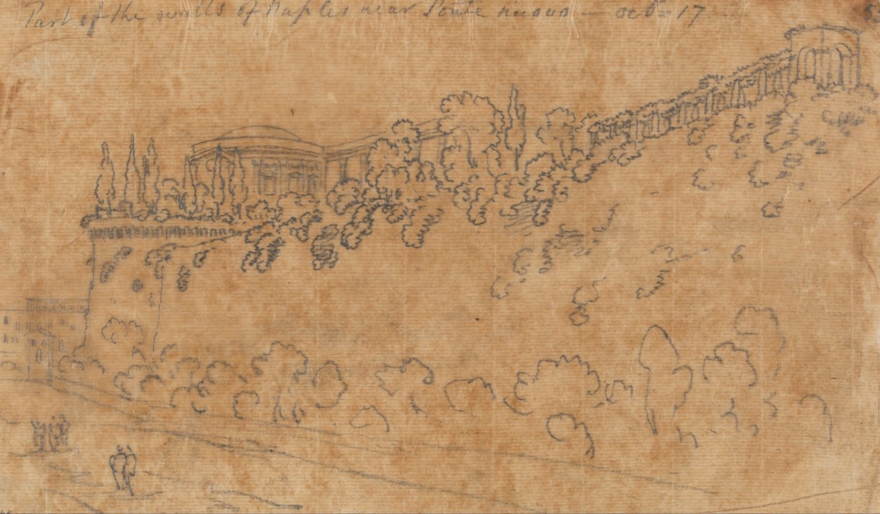 Part of the Walls of Naples near Ponte Nuovo, 17 October by John Robert Cozens