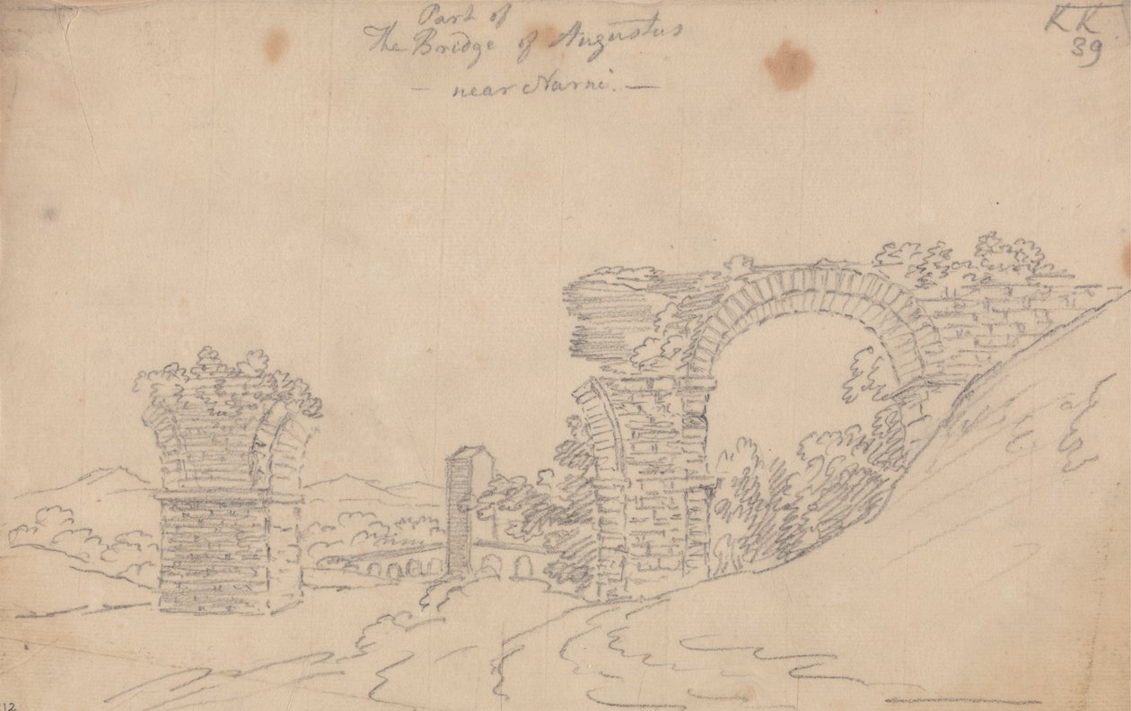 The Bridge of Augustus near Narni by John Robert Cozens