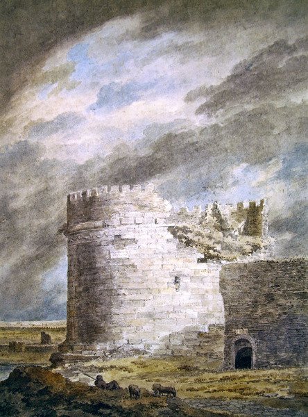 The Tomb of Cecilia Metella, Capo di Bore, near Rome by John Robert Cozens