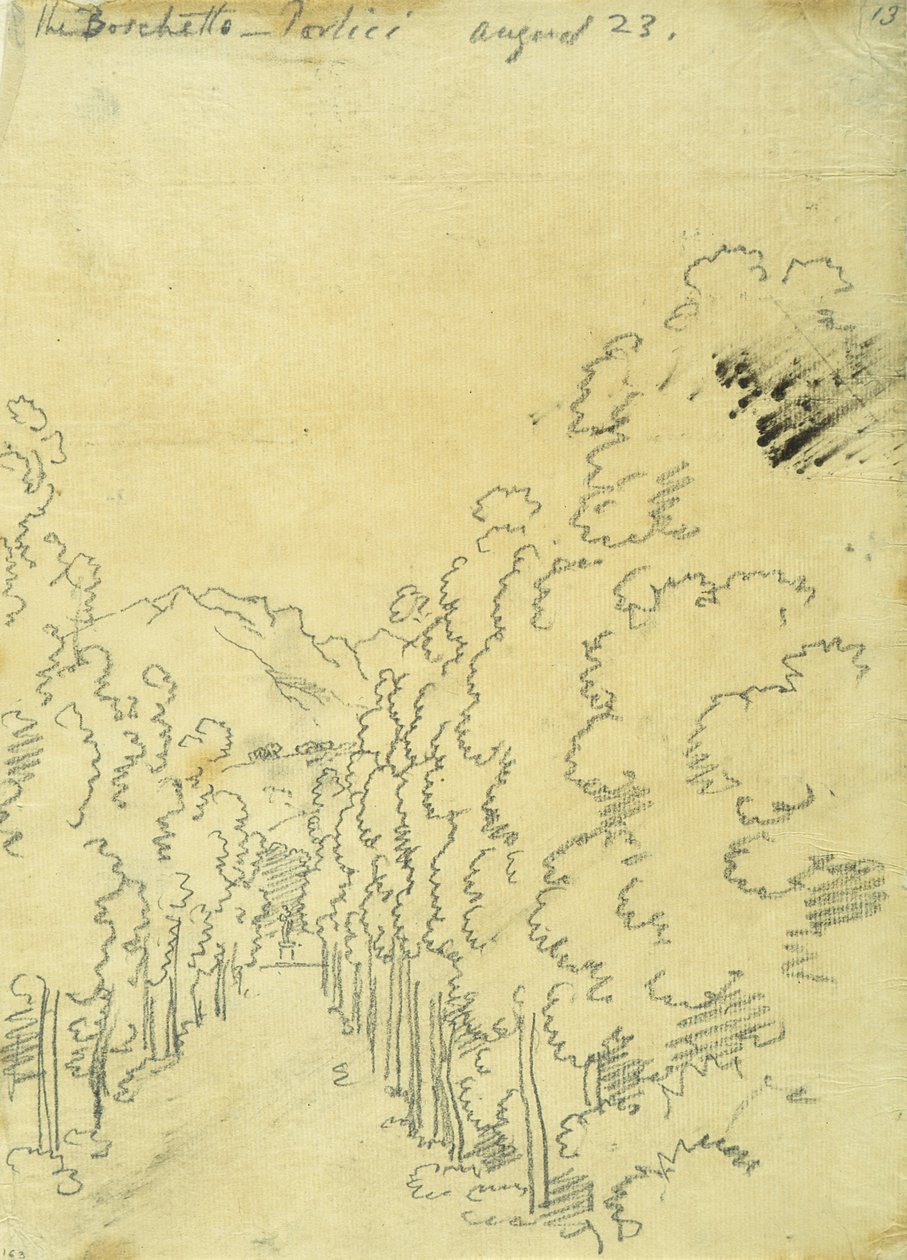 Woodland, from an Album of Tracings by John Robert Cozens