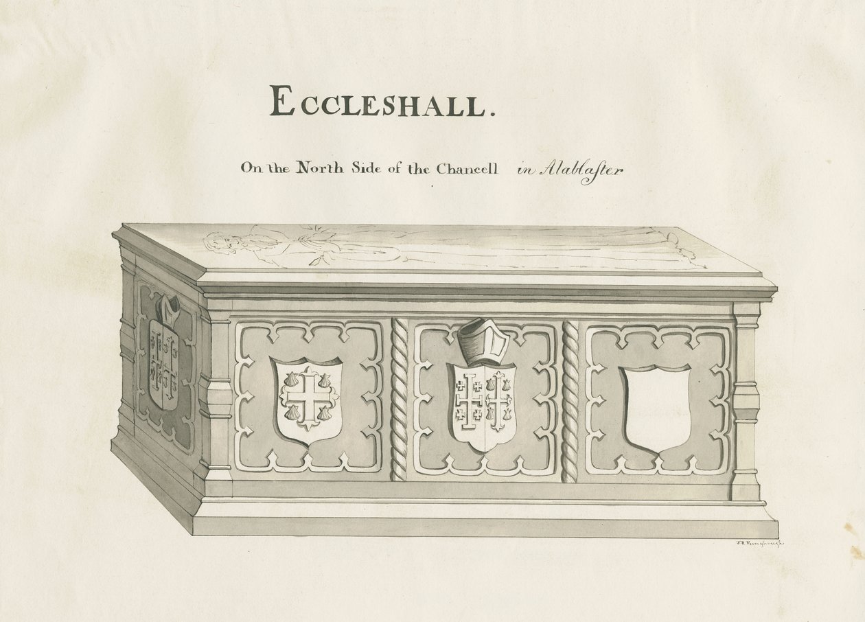 Eccleshall - Tomb of Bishop Sampson by John Robert Fernyhough