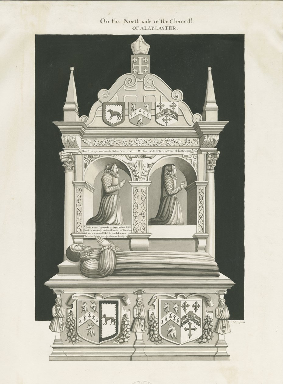 Tomb of Bishop William Overton by John Robert Fernyhough
