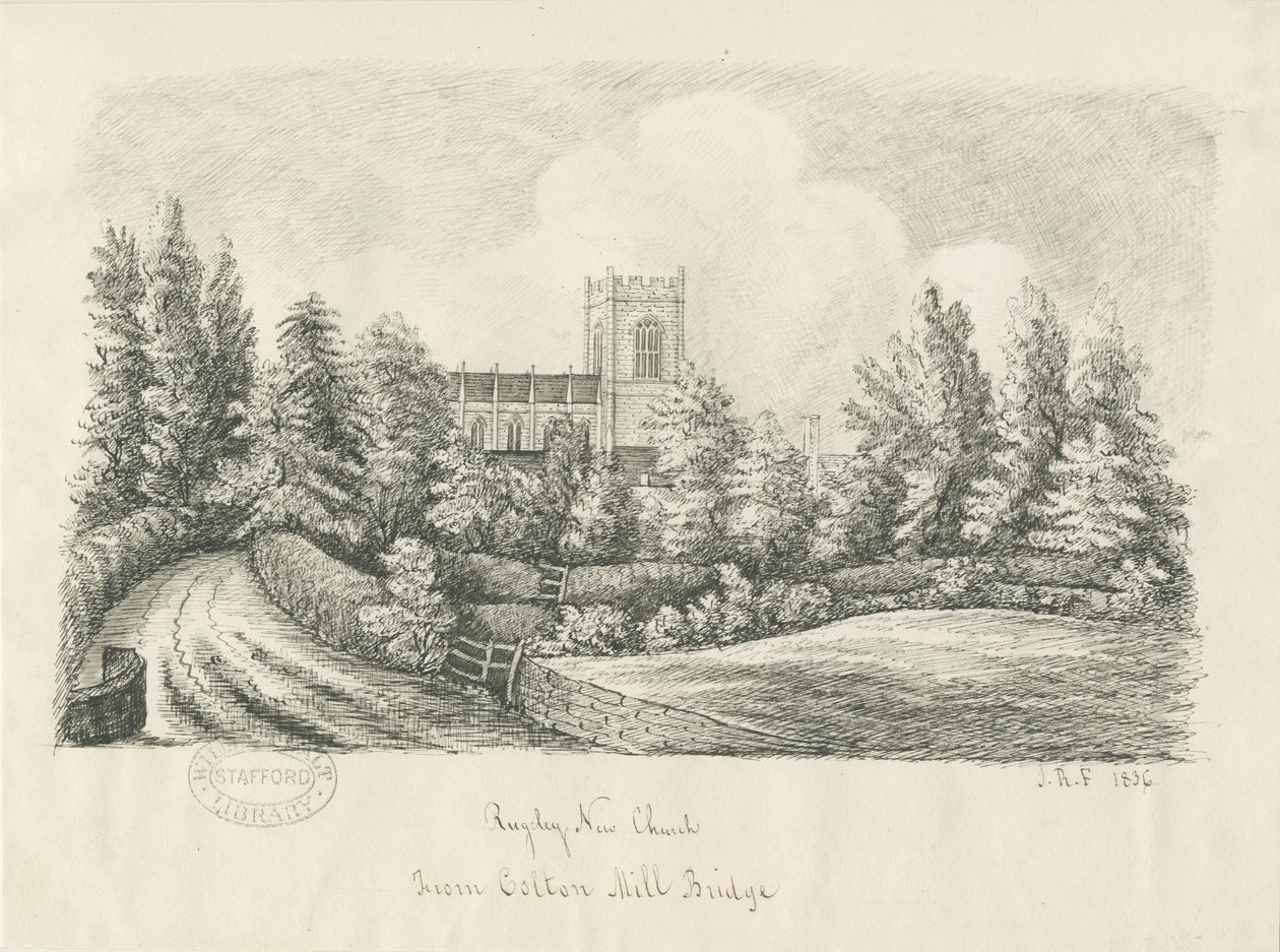 Rugeley Church by John Robert Fernyhough