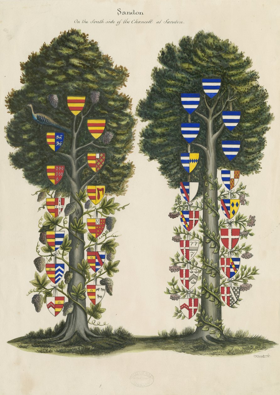 Wall Painting in Sandon Church by John Robert Fernyhough
