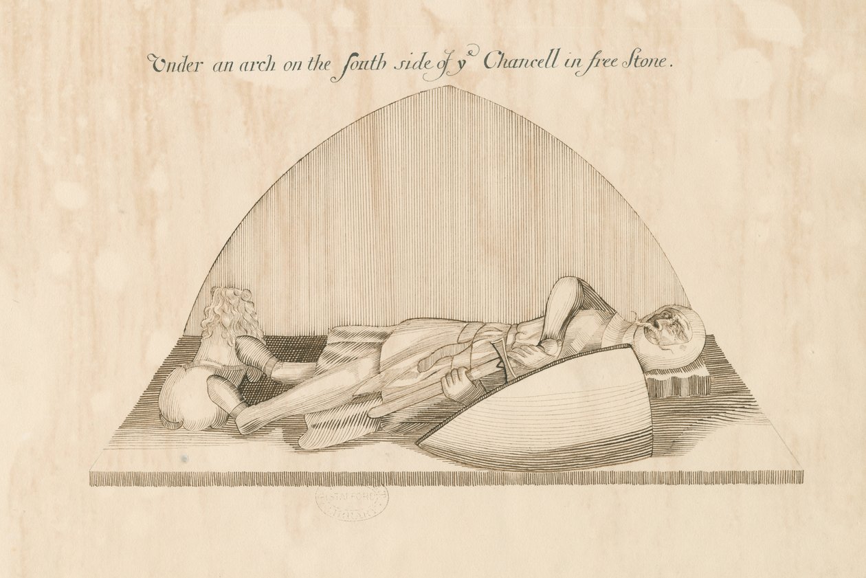 Swynnerton Church - Effigy by John Robert Fernyhough