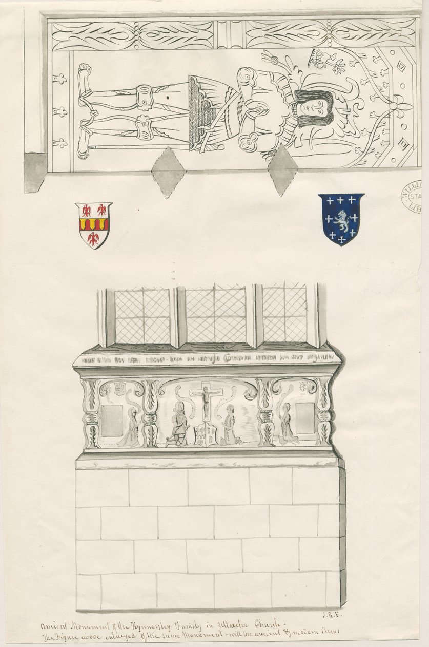 Uttoxeter Church - Monument of Kinnersley Family by John Robert Fernyhough