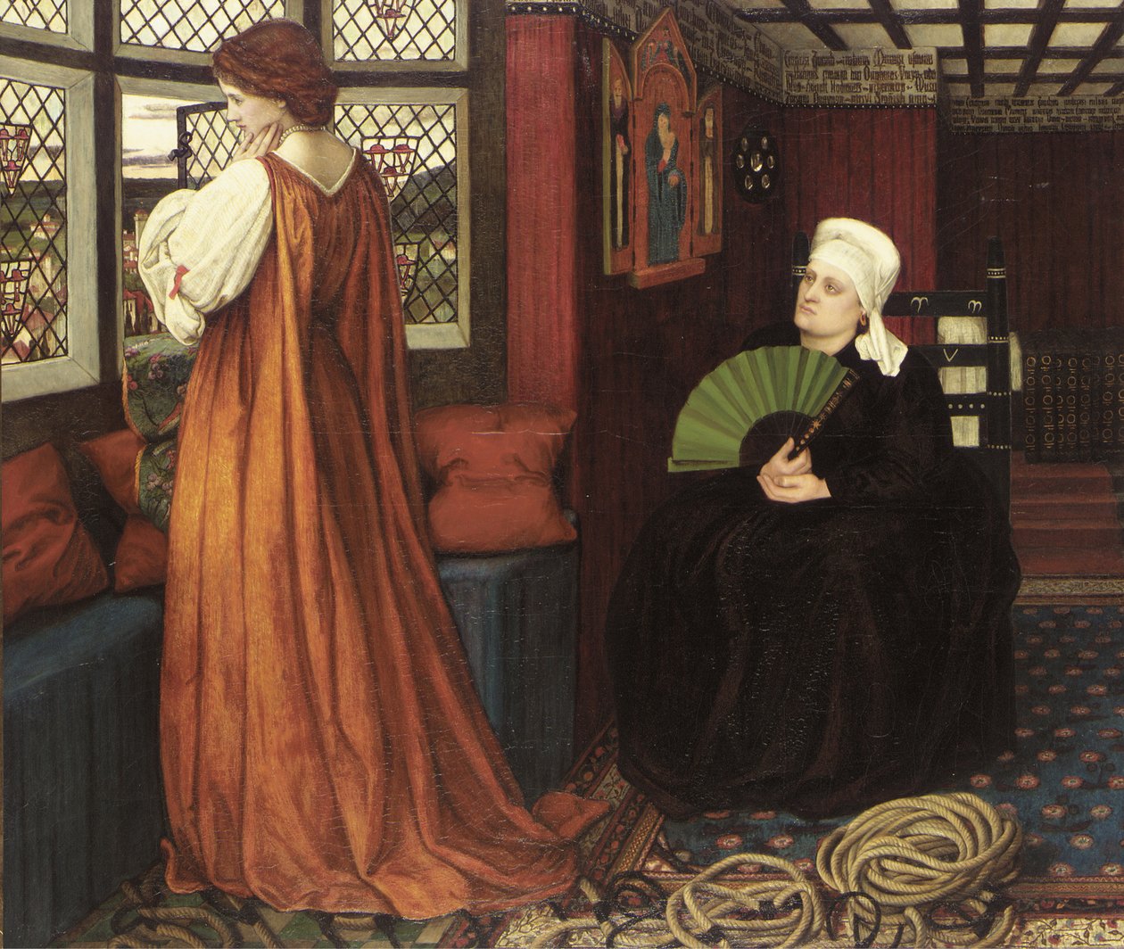 Juliet and her Nurse by John Roddam Spencer Stanhope
