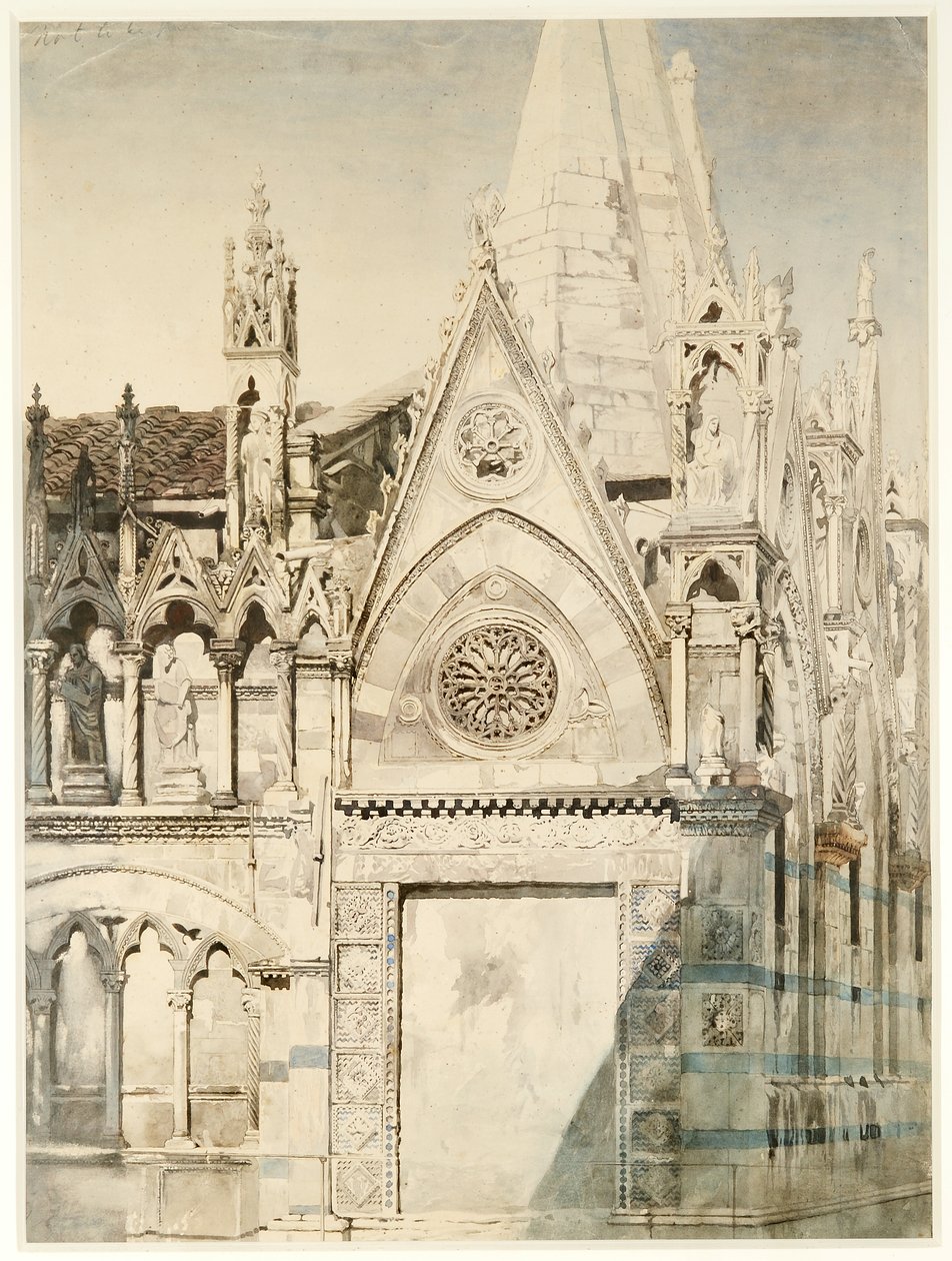 Santa Maria della Spina, East end, Pisa, Italy by John Ruskin