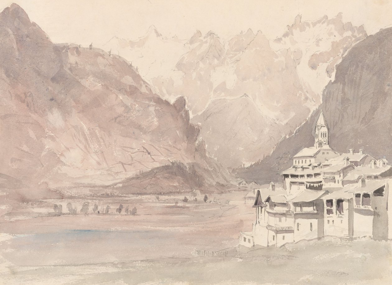 Swiss Mountain Landscape by John Ruskin
