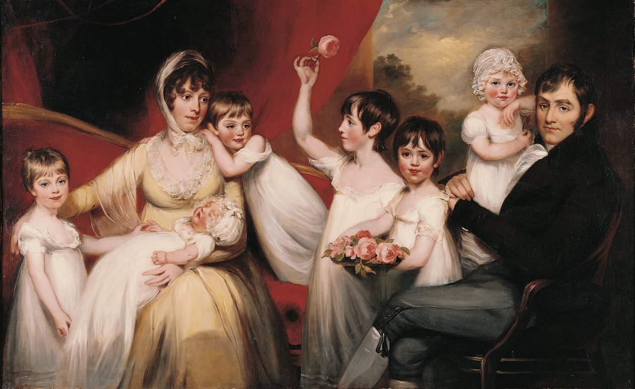 John Lee and his Family, c.1800 by John Russell