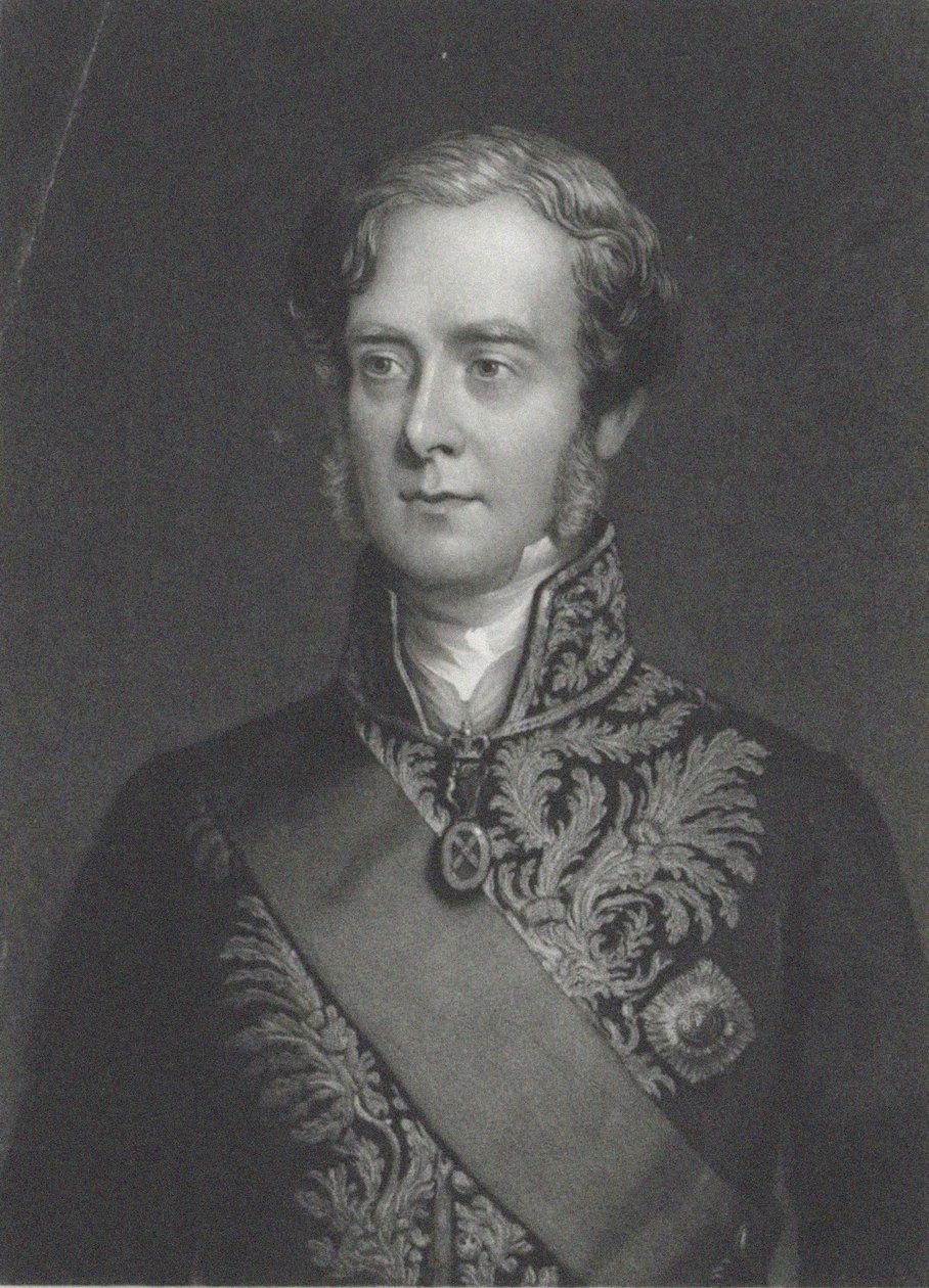 Portrait of George Villiers, 4th Earl of Clarendon by John Sartain