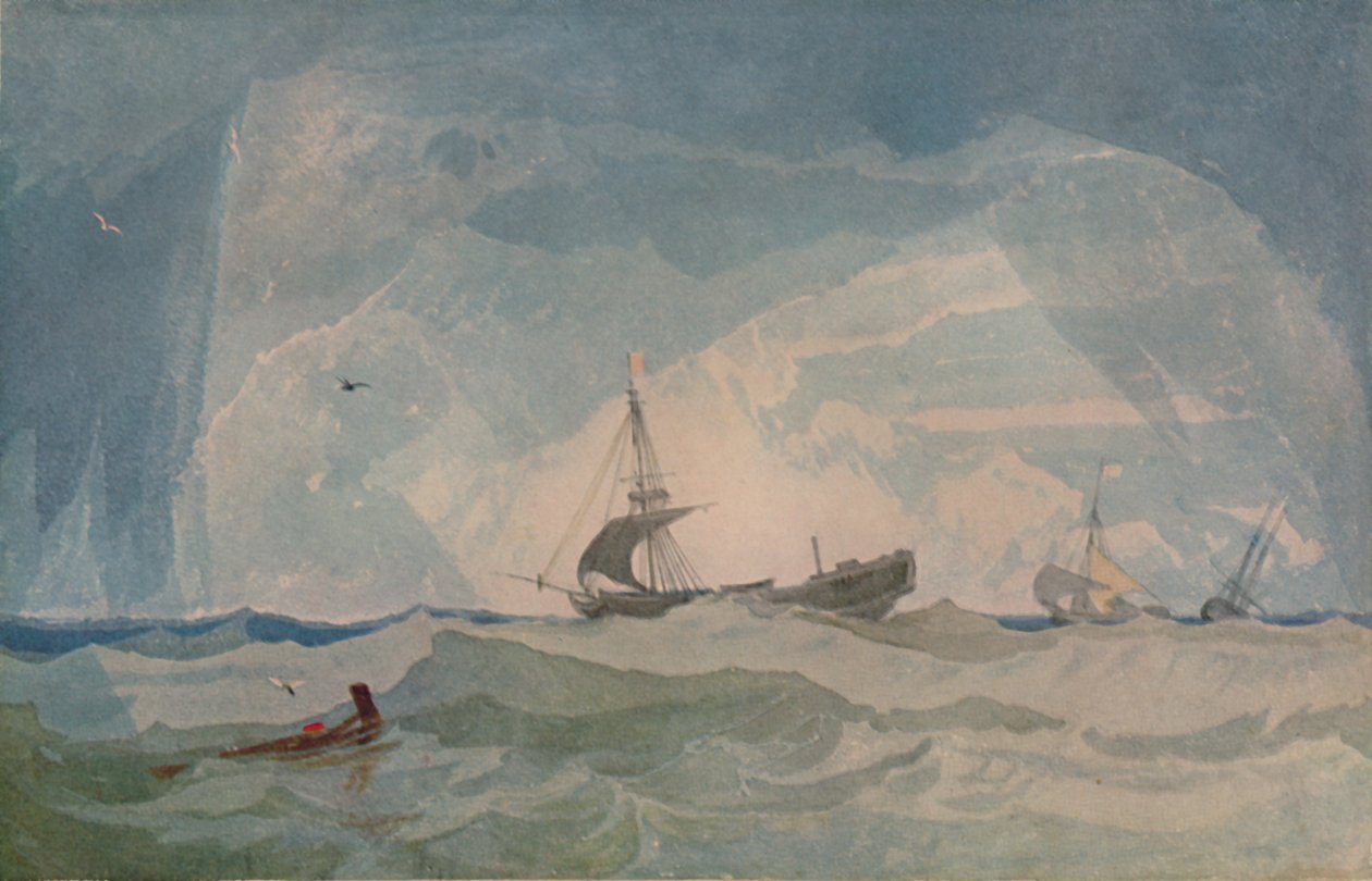 A Dismasted Brig by John Sell Cotman