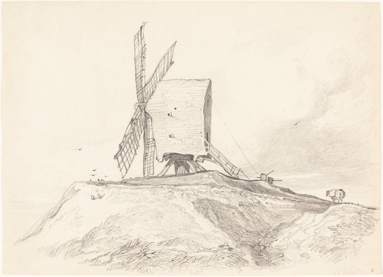 Eye Mill in Suffolk by John Sell Cotman