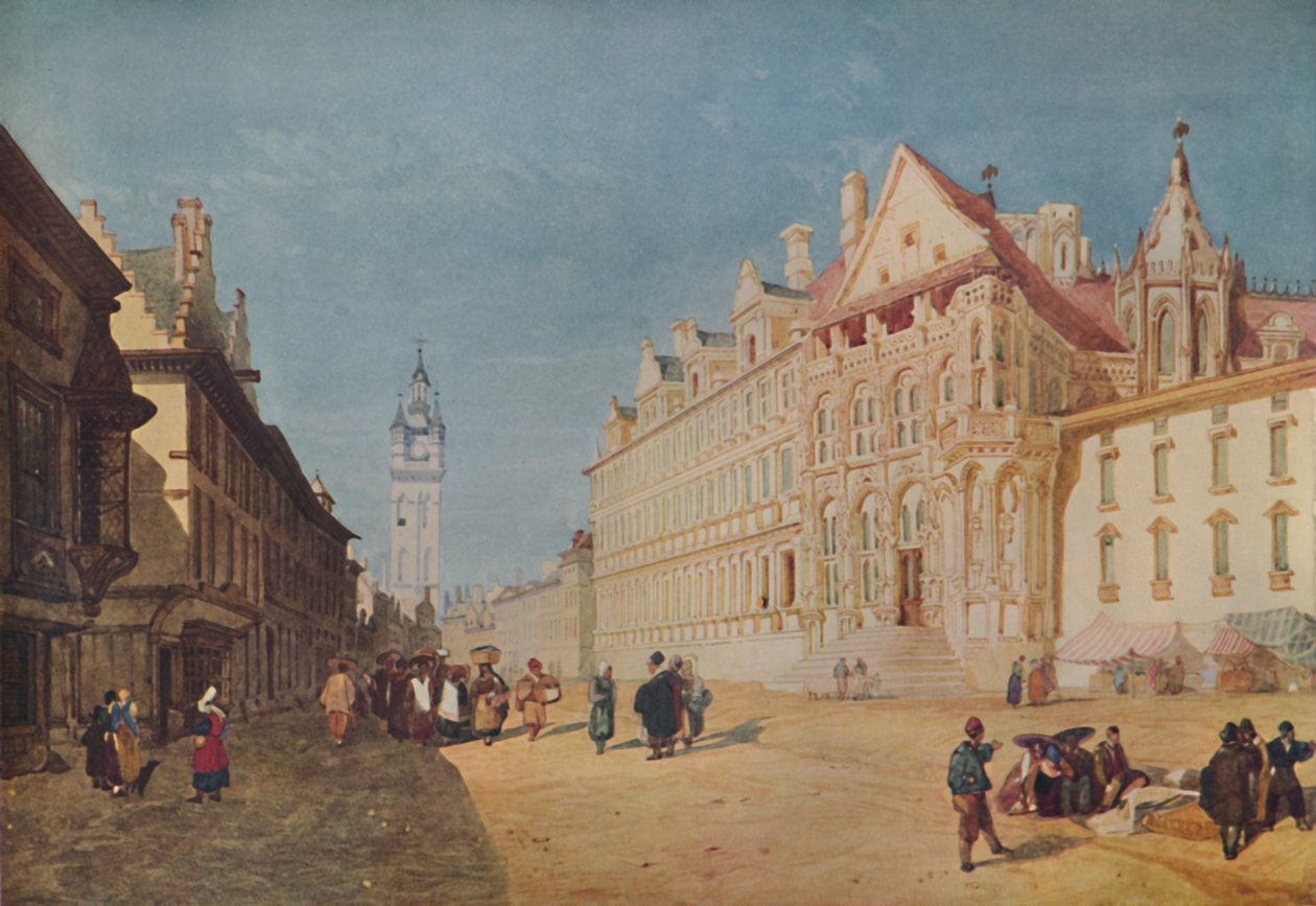 Hotel De Ville, Ghent, 1923 by John Sell Cotman