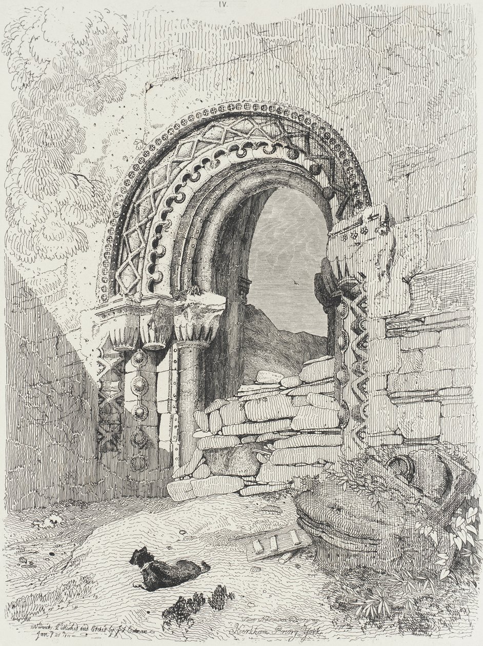 Kirkham Priory, York by John Sell Cotman