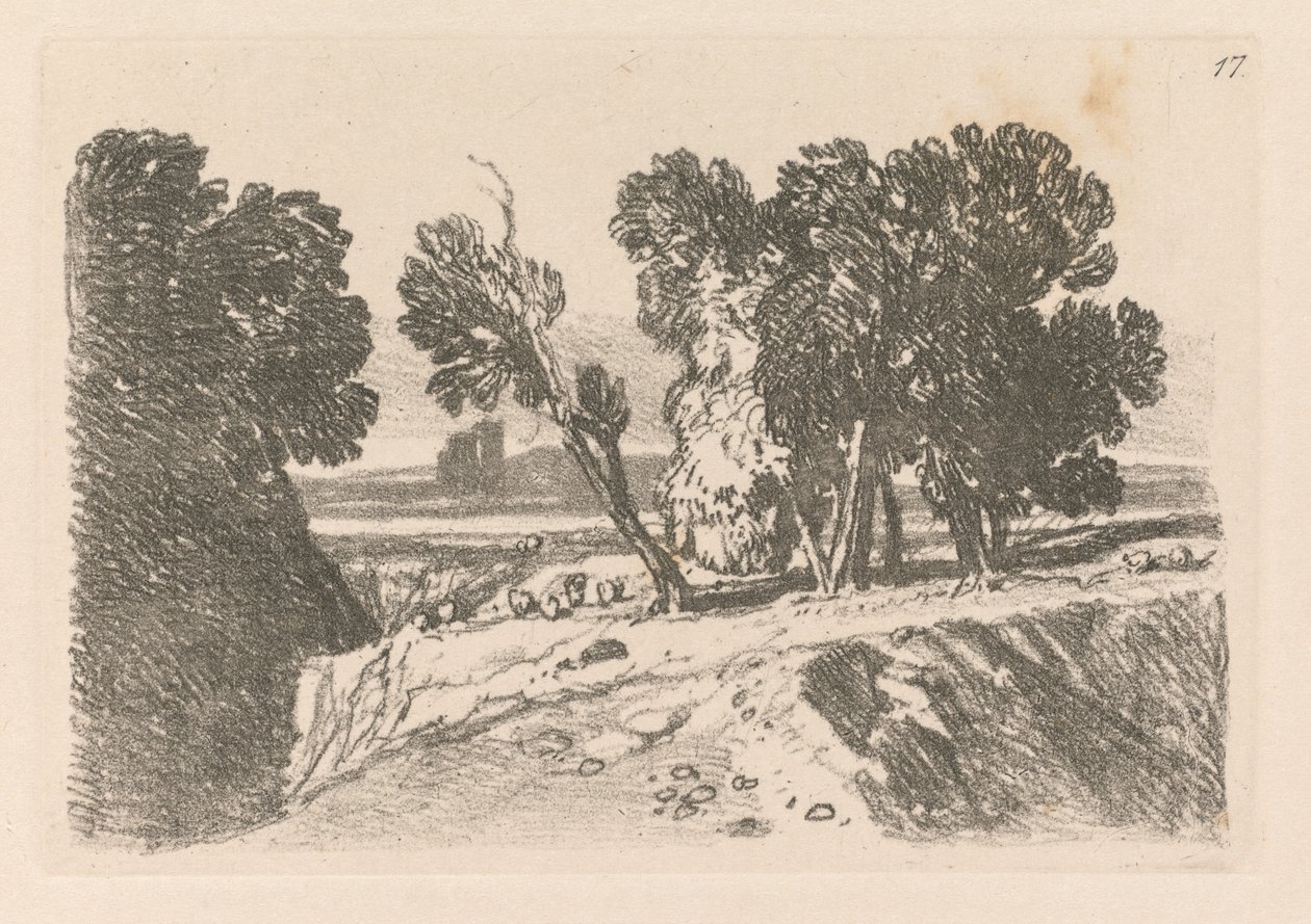 Liber Studiorum: Plate 17, A Study by John Sell Cotman