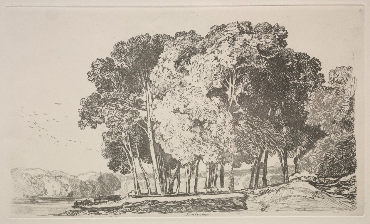 Liber Studiorum: Twickenham by John Sell Cotman