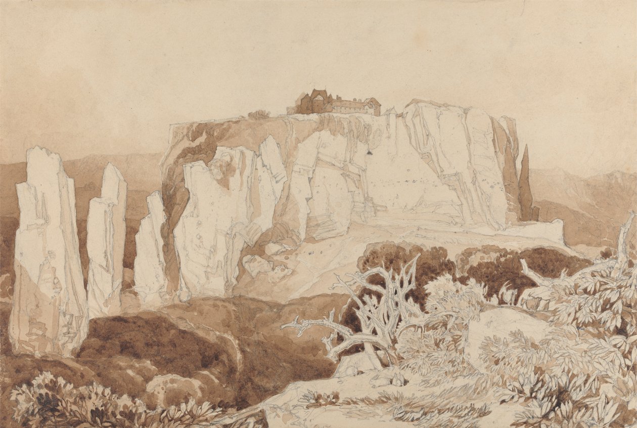 Mortain, Normandy by John Sell Cotman