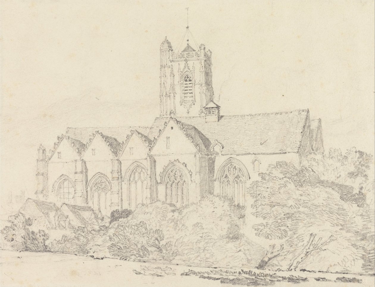 The Church of St. John, Peronne (Somme) by John Sell Cotman