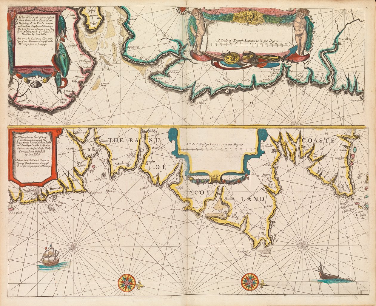 The English pilot the first book: describing the northern navigation by John Seller