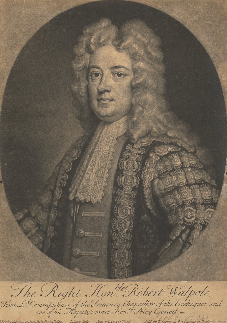 Sir Robert Walpole by John Simon