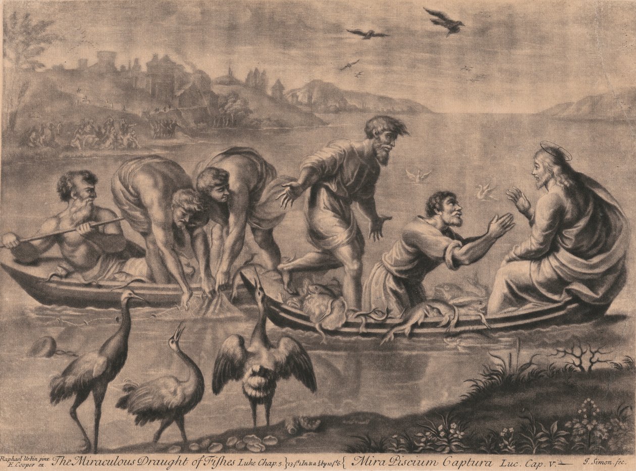 The Miraculous Draught of Fishes by John Simon