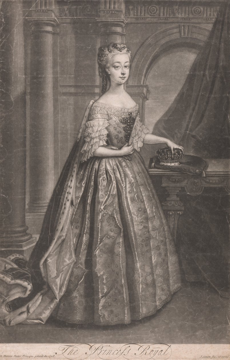 The Princess Royal (Princess Ann, eldest daughter of George II) by John Simon