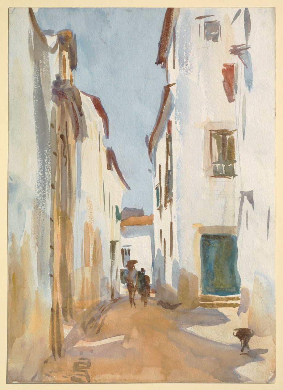 A Street Scene, Spain by John Singer Sargent