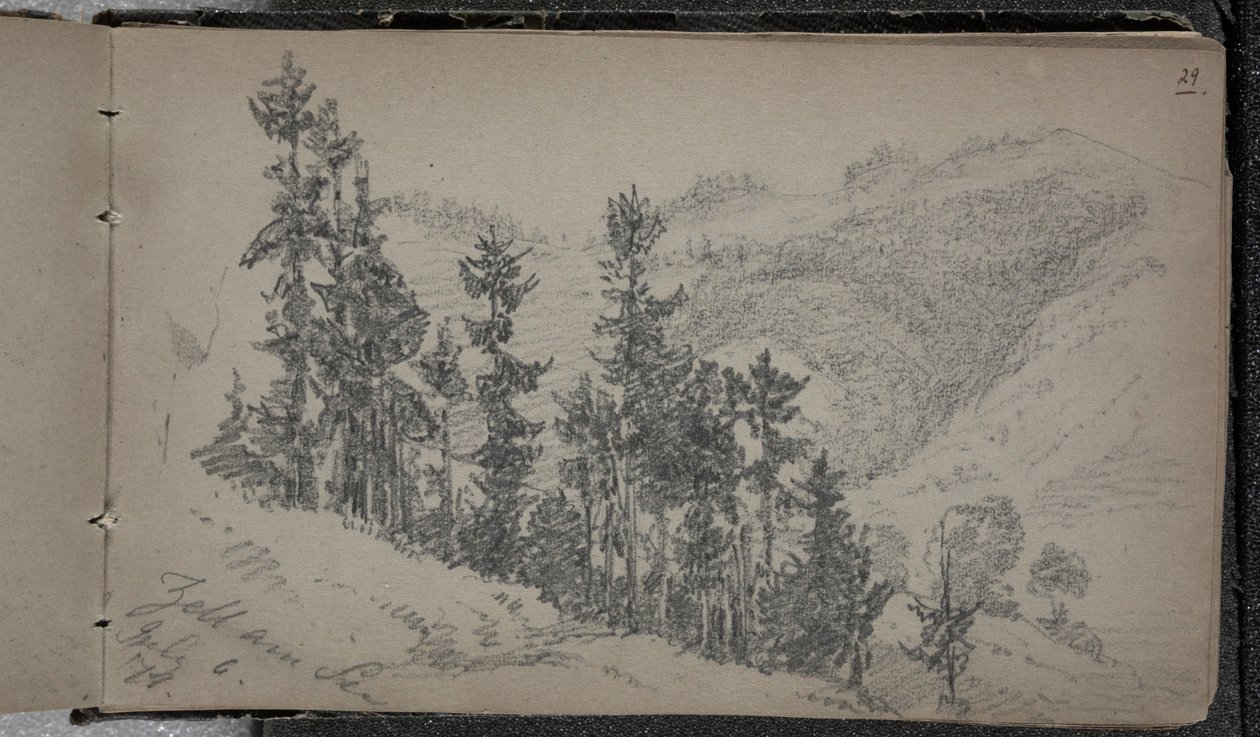 Alpine Landscape, Zell am See, Austria by John Singer Sargent