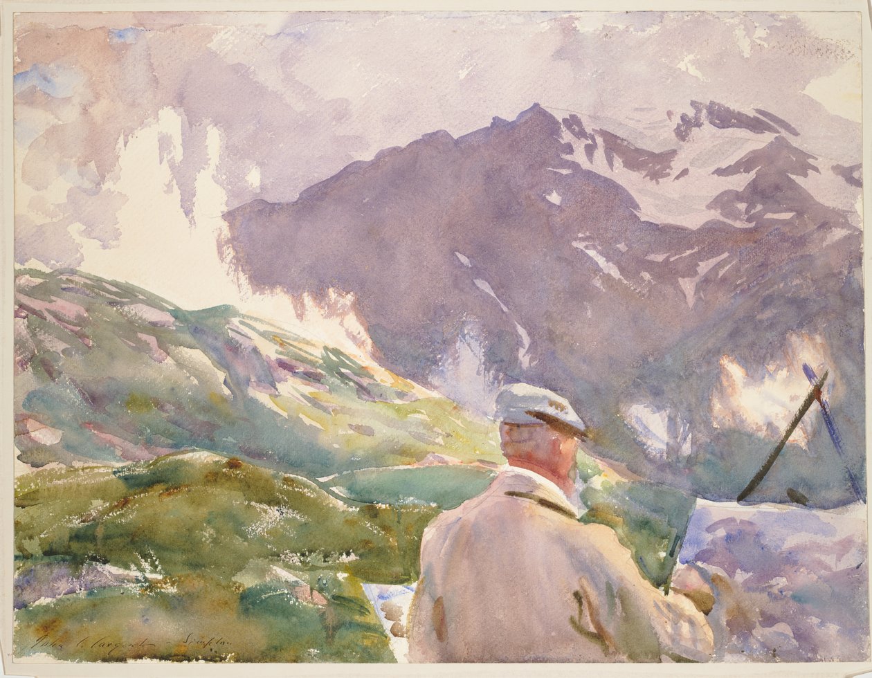 Artist in the Simplon, c. 1909-11 by John Singer Sargent