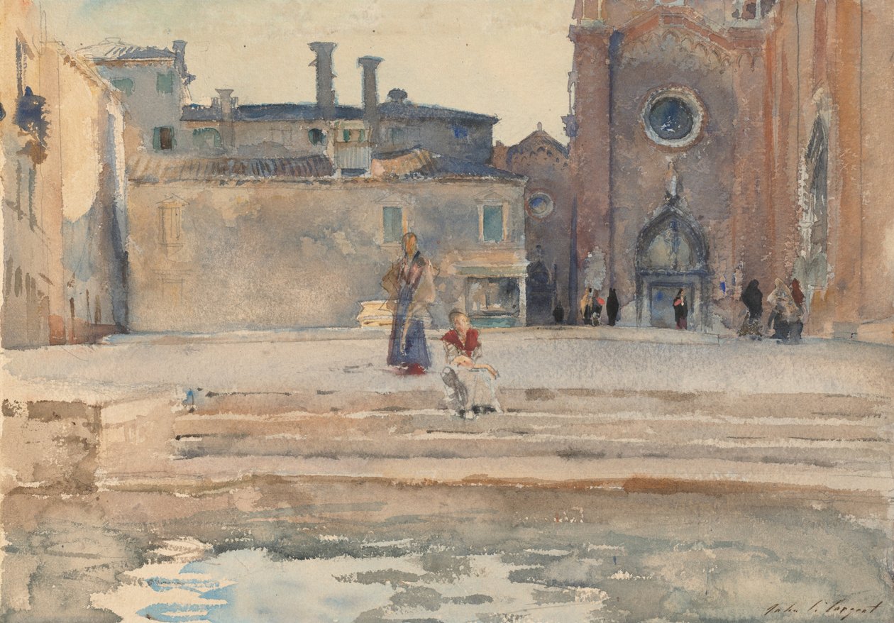 Campo dei Frari, Venice, c. 1880 by John Singer Sargent