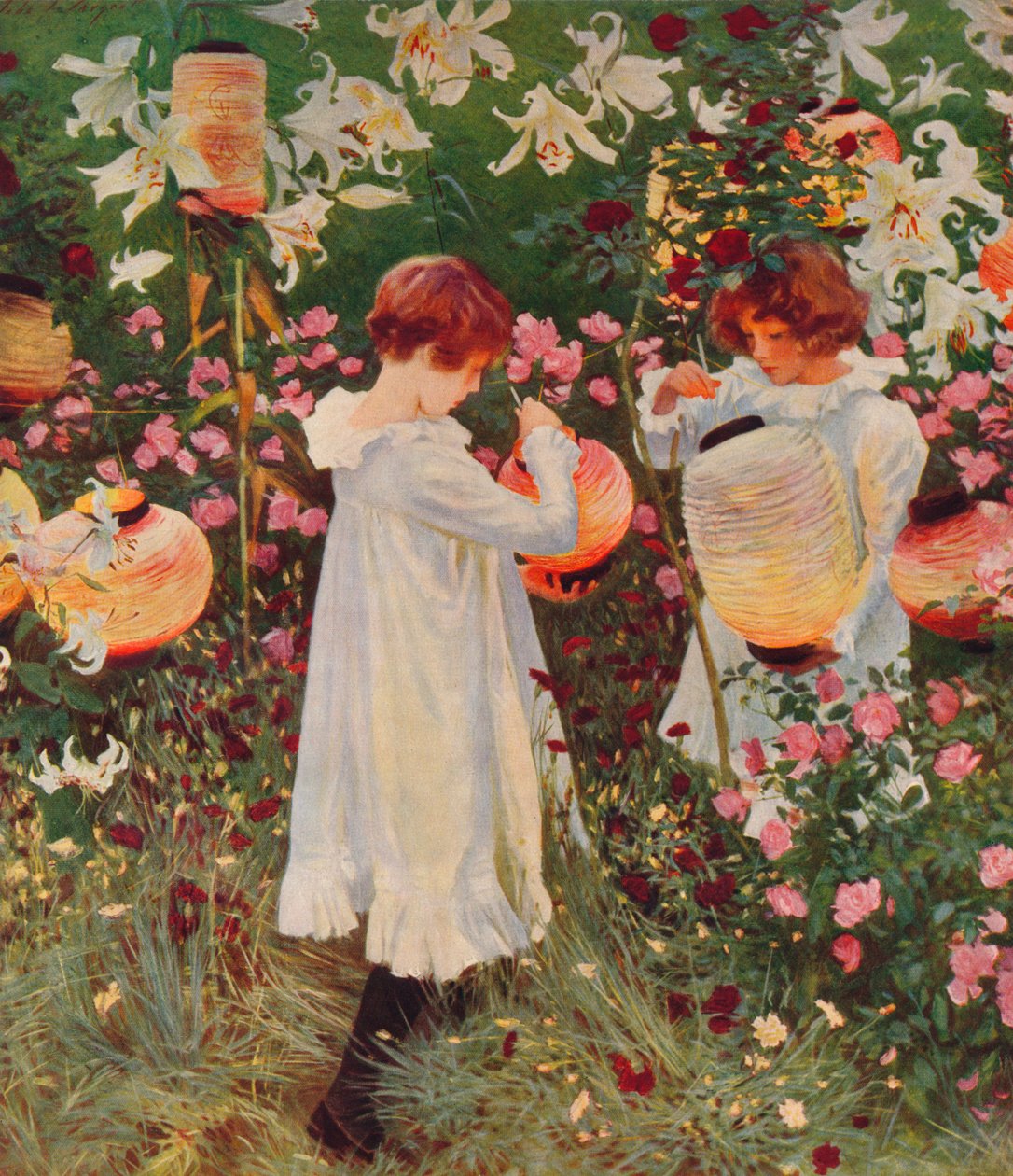 Carnation, Lily, Lily, Rose by John Singer Sargent