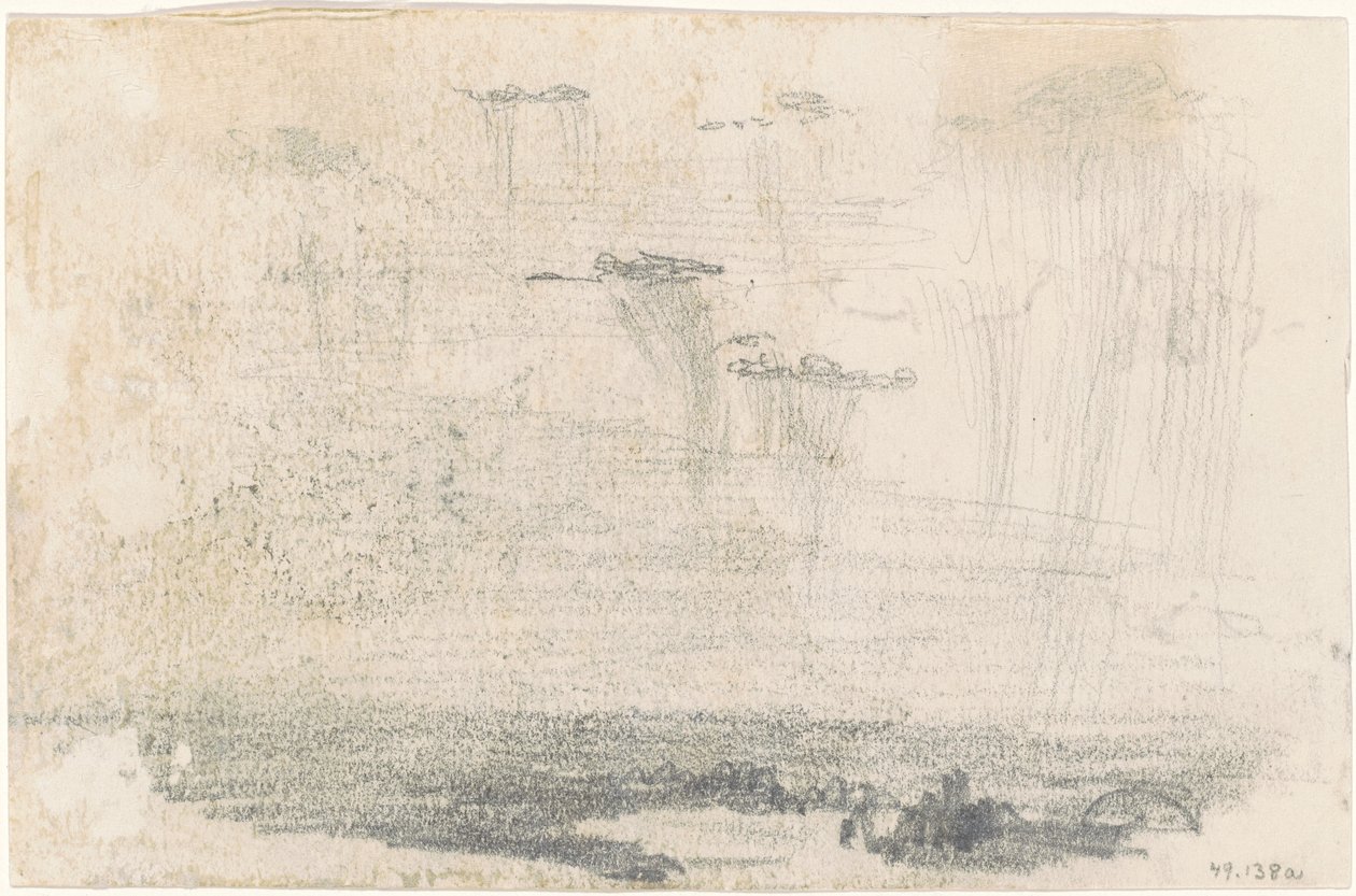 Clouds (verso) by John Singer Sargent