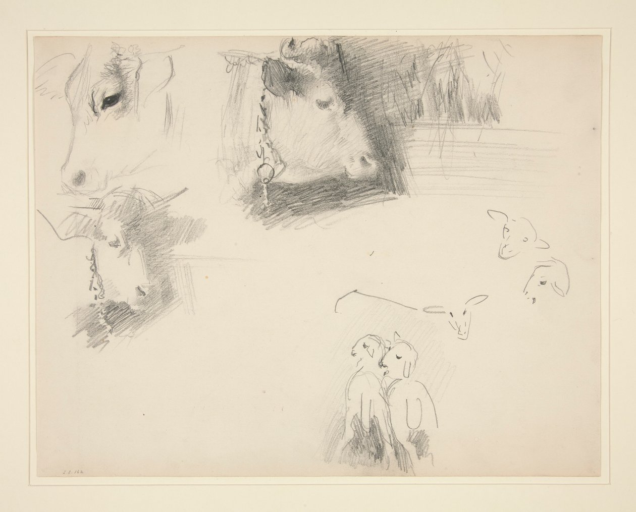 Cows and Sheep by John Singer Sargent