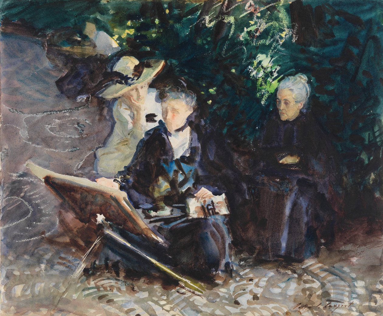 In the Generalife, 1912 by John Singer Sargent