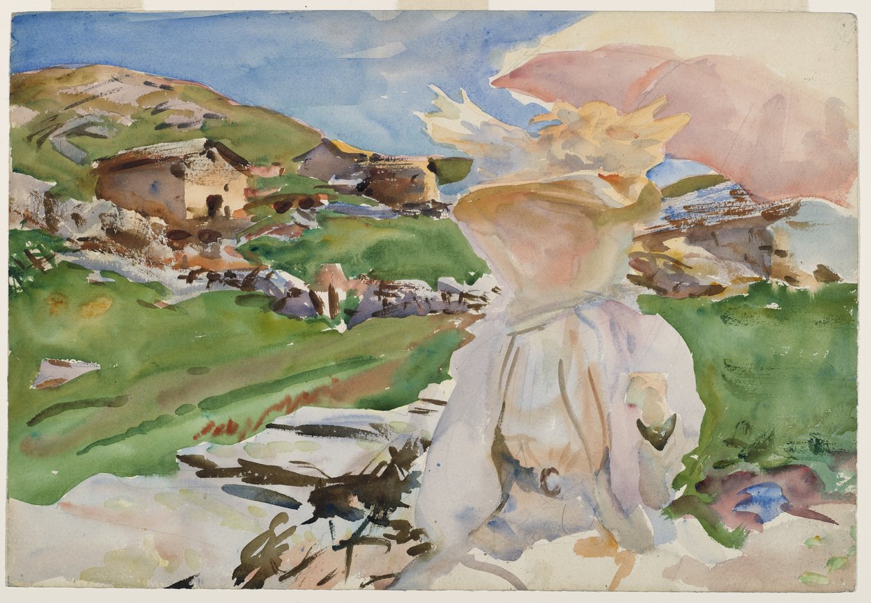 In the Simplon Pass by John Singer Sargent