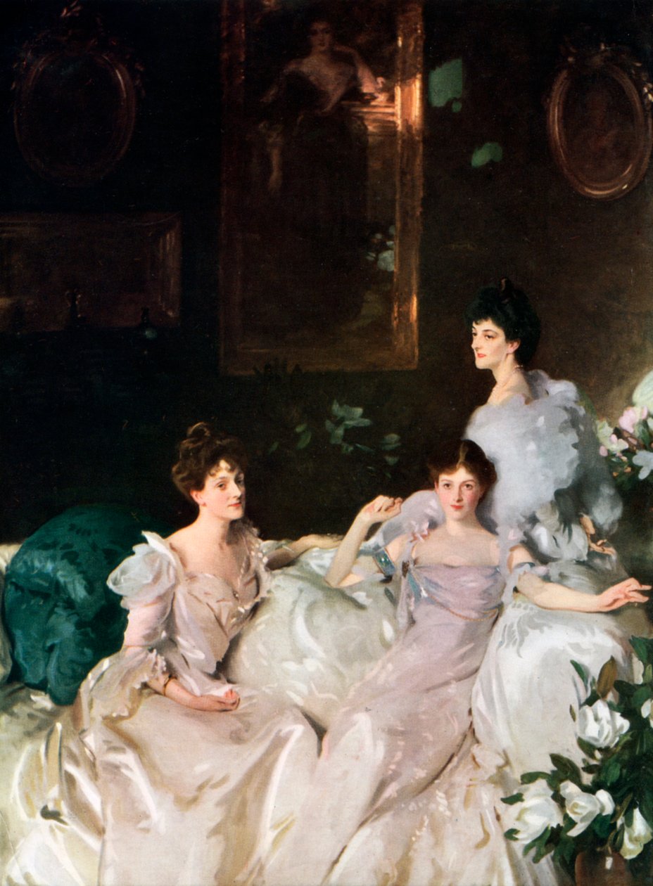Lady Elcho, Mrs Tennant and Mrs Adeane, 1926 by John Singer Sargent