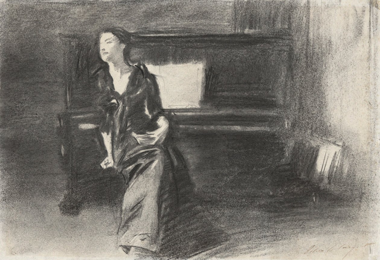 Lady at the Piano by John Singer Sargent
