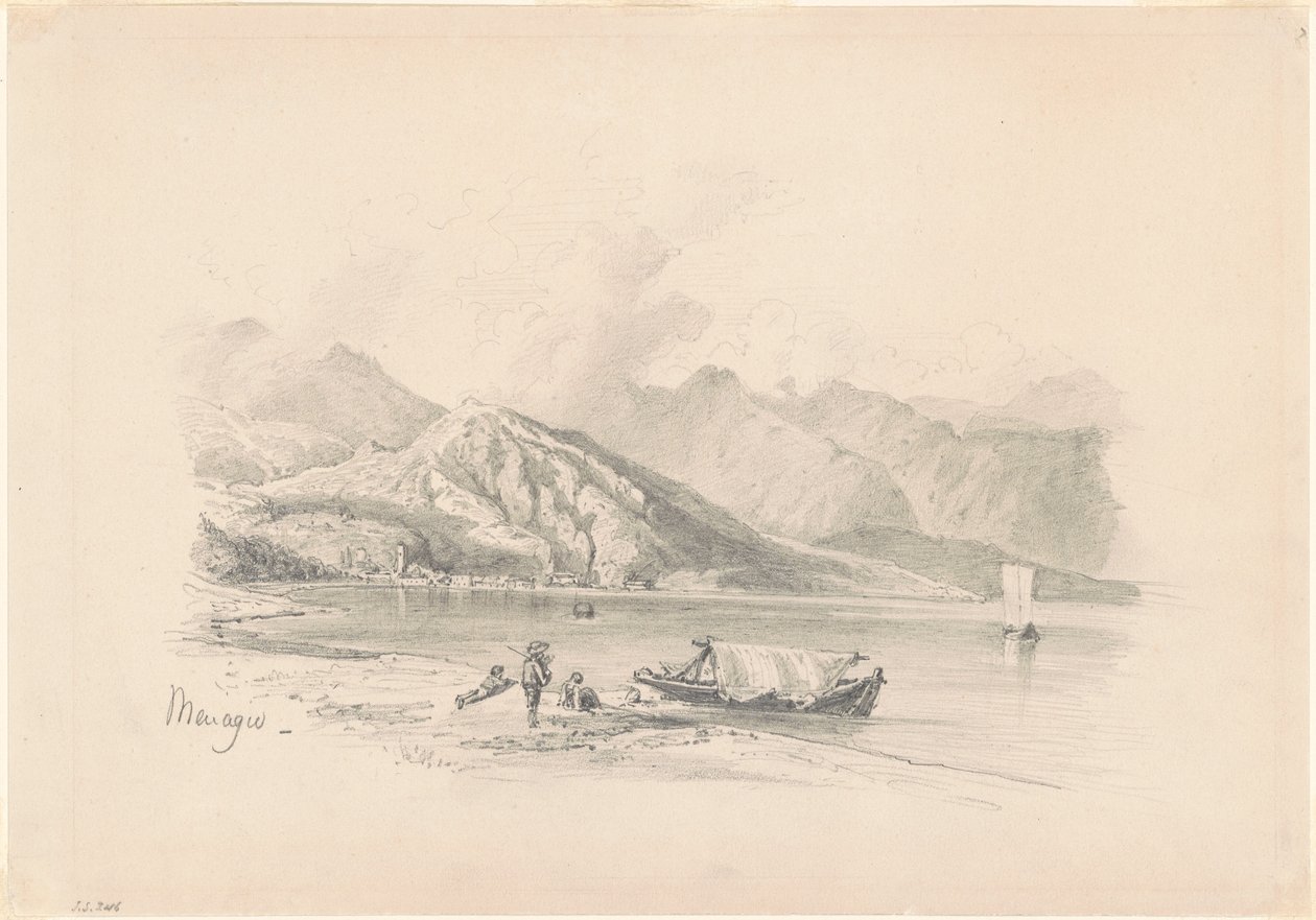 Lake Shore, Menaggio by John Singer Sargent