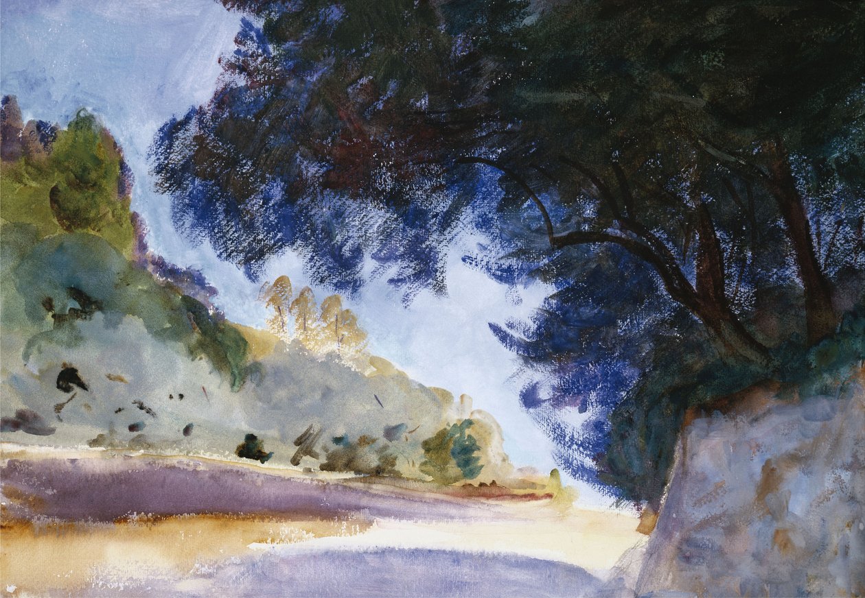 Landscape, Olive Trees, Corfu by John Singer Sargent
